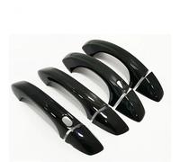 HCPAVEXT Pour VW Golf 6 MK6 Pour Skoda Superb 2009-2011 2012 2013 Accessoires De Style Chromés Pour Poignées Porte Voiture (Black 2 buttons)