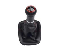 HCPAVEXT Soufflet De Levier Vitesses En Cuir Pour Boîte Manuelle 5 Pour VW Pour Golf 2 3 4 Cabriolet Pour Polo 6N Pour Passat 35i (5 Speed-Red)