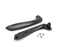 HCPAVEXT Support Poignée Porte Intérieure Avant Gauche Et Droite 809540001R 809600007R Pour Renault Pour Megane 3 MK3 Pour Fluence 2008-2016 Poignées Intérieures Voiture(Carbon look Left)