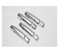 HCPCNDNMUB Sortie Echappement Accessoires Style Couverture Poignée Voiture Noir Brillant Pour Prado 150 Pour Cruiser Pour Prado J150 2010-2019 Pour LC150 LC200(Silver no sensor)