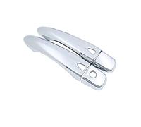 HCPCNDNMUB Sortie Echappement Couvercle De Poignée De Porte Chromé Accessoires De Voiture Pour Renault Pour Alaskan 2015 2016 2017 2018 2019 Autocollants Décoration(2 Button 2 Door)