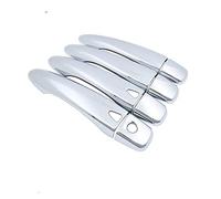 HCPCNDNMUB Sortie Echappement Couvercle De Poignée De Porte Chromé Accessoires De Voiture Pour Renault Pour Alaskan 2015 2016 2017 2018 2019 Autocollants Décoration(2 Button 4 Door)