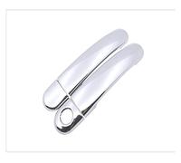 HCPCNDNMUB Sortie Echappement Couvercle Poignée De Porte Chromé Ensemble Garnitures Extérieures Accessoires Voiture Pour Siège Pour Leon 1P Pour FR Pour FR + Cupra 2006-2012 MK2