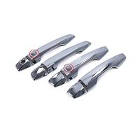 HCPCNDNMUB Sortie Echappement Poignée Latérale Extérieure En Fiber Carbone ABS Et Décoration Garniture Couverture Bol Pour Mitsubishi Eclipse Cross 2018 Accessoires(Silver Handle)