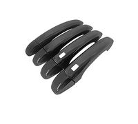 HCPCNDNMUB Sortie Echappement Pour Renault Pour MEGANE 4 Pour IV MK4 2016-2022 Noir Brillant Poignée De Porte Couverture Voiture Accessoires Extérieurs(2 Smart Button)