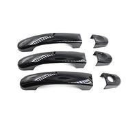 HCPCNDNMUB Sortie Echappement Pour VW Pour Transporter T5 T6 Pour Caravelle Pour CADDY VAN Fibre De Carbone Ou Noir Brillant Garniture De Couvercle De Poignée De Porte De Voiture(Gloss Black)