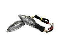 HCPCNDNMUB Universels De Virage Moto Clignotant LED Feux Clignotants D'eau Qui Coule Indicateurs D'arrêt Arrière Signal Signaux Séquentiels clignoteur moto