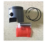 HCPGBGLBTF Moto Tirade Taille de 56mm PIN 14MM Pièces de moteur de moto de moto 14mm Kit de piston Fit for Suzuki TS125 125cc TS 125 Pistons et segments(STD)