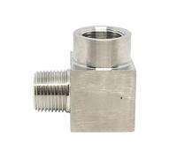 HCPGBGLBTF Raccord coudé for 90 degrés femelle/mâle 1/8", 1/4", 3/8", 1/2", 3/4", 1 BSP NPT, raccord de tuyau en acier inoxydable 304 for eau et gaz Coude fileté(Female To Male,NPT_3/4")