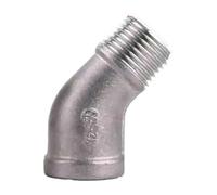 HCPGBGLBTF Raccord coudé mâle fileté en acier inoxydable 304, raccord femelle coudé for 45 degrés, raccord de tuyau for 90 degrés, 1/4", 3/8", 1/2", 1"2". Coude fileté(1I2,5 Pcs)