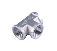 HCPGBGLBTF Raccord de plomberie en T for filetage femelle/mâle 1/2" BSP, réducteur en acier inoxydable 304, coude, adaptateur de joint bout for bout, coupleur Coude fileté(D)