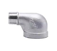 HCPGBGLBTF Raccord de tuyau fileté coudé femelle x mâle 1/2" 1/4" 3/8" 3/4" 1" 2" en acier inoxydable 304 Coude fileté(1I2 to 1,5 Pcs)