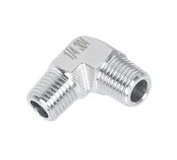 HCPGBGLBTF Raccord de tuyau forgé haute pression en acier inoxydable 304 - Coude femelle vers mâle BSP 3 voies 1/8' 1/4' 3/8' 1/2' Coude fileté(Elbow Male-Male,NPT 304_1/2")