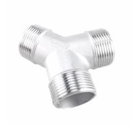 HCPGBGLBTF Raccord en Y en acier inoxydable 304, filetage interne, T incliné for 45 degrés, filetage interne, trois voies, interface trois voies, tuyaux un tiers Coude fileté(Y-M,1/4")