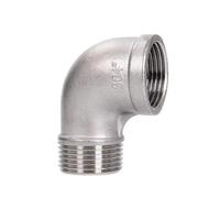 HCPGBGLBTF Raccords de tuyauterie en acier inoxydable SS 304, coudes for 90 degrés, filetage femelle x mâle 1/8", 1/4", 3/8", 1/2", 3/4", 1" Coude fileté(DN10)