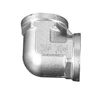 HCPGBGLBTF Raccords for Angle droit en acier inoxydable 1/2 "3/4" 1 "BSP filetage mâle femelle adaptateur rapide coupleur Konektor for Udara Minyak gaz Coude fileté(D,5 PCS_BSP)