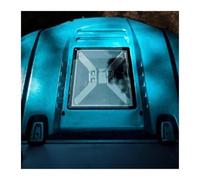 HCQAO Capot moteur en verre compatible avec le modèle Beijing Modified BJ40 Custom Blade Hero Wolf Totem (pièce de rechange).(Carbon fiber pattern)