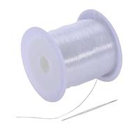 HCRXVV Fil de Nylon Transparent 500 m, 0,3 mm, Solide et Durable, Parfait pour Bijoux DIY, Facile à Utiliser