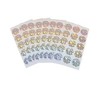 HCRXVV Lot de 120 cartes à gratter à gratter - 2,5 cm - Argentées - Réfléchissantes - Pour bébé - Révélation sexuelle - Bon d'achat