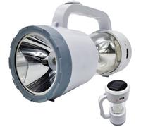 HCT STYLE - Lampe torche solaire rechargeable LED 700 mAh, SOS, stroboscope, camping, IP65, Powerbank A+++