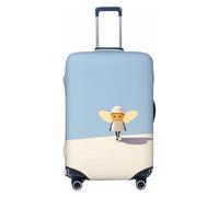 HCVXBSA Candyman Housse de protection élastique lavable pour valise de 45,7 à 81,3 cm, noir, Large