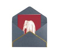HCVXBSA Cartes vierges avec enveloppes, drapeau de la souveraineté siamoise, pour toutes les occasions, note scintillante de qualité supérieure pour anniversaire, Noël, mariage, 10,2 x 15,2 cm, noir