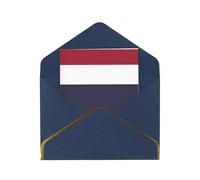 HCVXBSA Cartes vierges avec enveloppes, motif drapeau de la Thaïlande, pour toutes les occasions, note scintillante de qualité supérieure pour anniversaire, Noël, mariage, 10,2 x 15,2 cm, bleu