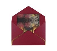 HCVXBSA Cartes vierges avec enveloppes, motif villes persanes anciennes, pour toutes les occasions, note scintillante de qualité supérieure pour anniversaire, Noël, mariage, 10,2 x 15,2 cm