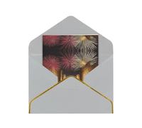 HCVXBSA Cartes vierges avec enveloppes, motif villes persanes anciennes, pour toutes les occasions, note scintillante de qualité supérieure pour anniversaire, Noël, mariage, 10,2 x 15,2 cm