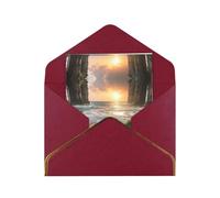 HCVXBSA Cartes vierges fantastiques avec enveloppes pour toutes les occasions, note scintillante de qualité supérieure pour anniversaire, Noël, mariage, 10,2 x 15,2 cm