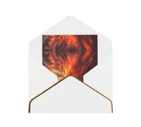 HCVXBSA Cartes vierges The Desert at Dawn avec enveloppes pour toutes les occasions, note scintillante de qualité supérieure pour anniversaire, Noël, mariage, 10,2 x 15,2 cm, blanc