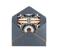 HCVXBSA Eye of Sauron Cartes vierges avec enveloppes, pour toutes les occasions, note scintillante de qualité supérieure pour anniversaire, Noël, mariage, 10,2 x 15,2 cm, noir