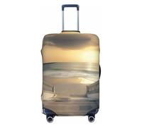 HCVXBSA Housse de protection élastique lavable pour valise de 45,7 à 81,3 cm, accessoires de voyage Stairway to Heaven, noir, Medium