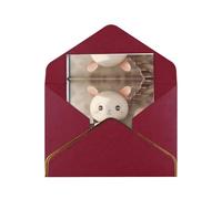 HCVXBSA Jolies cartes vierges avec enveloppes pour toutes les occasions, note scintillante de qualité supérieure pour anniversaire, Noël, mariage, 10,2 x 15,2 cm