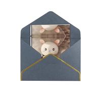 HCVXBSA Jolies cartes vierges avec enveloppes pour toutes les occasions, note scintillante de qualité supérieure pour anniversaire, Noël, mariage, 10,2 x 15,2 cm