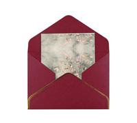 HCVXBSA Still Life of Tree Branks Cartes vierges avec enveloppes pour toutes les occasions, note scintillante de qualité supérieure pour anniversaire, Noël, mariage, 10,2 x 15,2 cm
