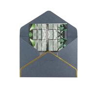 HCVXBSA Taste of Money Cartes vierges avec enveloppes pour toutes les occasions, note scintillante de qualité supérieure pour anniversaire, Noël, mariage, 10,2 x 15,2 cm, noir