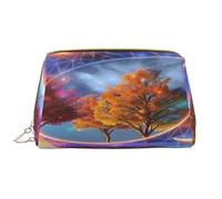 HCVXBSA Trousse de maquillage pour femme - Brosse de toilette - Soins de la peau - Organisateur de voyage - Grand sac à main de maquillage - Accessoire de poche - Boule de rêve - Blanc, taille unique