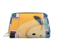 HCVXBSA Trousse de maquillage pour femme - Brosse de toilette - Soins de la peau - Organisateur de voyage - Grand sac à main de maquillage - Accessoires Le lapin portant un casque, blanc, One Size