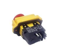 HCVYQMMJ Interrupteur électromagnétique à Bouton-Poussoir, étanche à l'eau et à la poussière, DKLD YH02-A, 16 A, 250 V CA, 4 Broches/5 Broches, remplace KJD17B/G(5Pins)