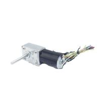 HCVYQMMJ Micro Moteur à Engrenages vis sans Fin CC balais 12 V/24 V Couple élevé, réducteur Angle Droit Arbre Long, PWM(51mm Shaft,27R-12V)