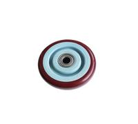 HCVYQMMJ Roue Thermique Grise en polyuréthane de 5 Pouces, résistante à l'usure, Chariot Double roulement