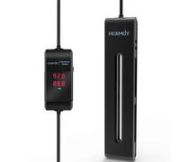 HCXMDY Chauffage d'aquarium - Chauffage d'aquarium de 300 W adapté pour 125 à 200 litres, double affichage numérique, double sonde de protection, buzzer avec 2 ventouses pour eau douce et eau salée