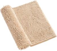 HCXQMYTY Luxueuse Tapis de Bain Antidérapant Chenille, Tapis Salle de BainAbsorbant en Microfibre Chenille,Tapis de Bain décoratif, Doux et Confortable Lavable pour Douche, Baignoire