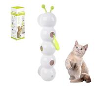 HCXQMYTY Whirlie Smart Motion Cat Toy with Worm Design,Whirlie Caterpillar Cat Toy, Suitable for Window and Wall Mounting, Smart Sensor, Playground on Your Wall for Cats