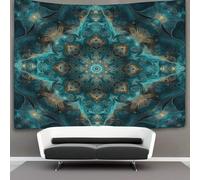 HCXXAOEYP Bohèmen Psychedelic PeaLe coq Tapisserie Tapisseries Mandala Wall-hanging Couverture Décoration Pour Chambre À Coucher Salon Dortoir, Studio Room 150cmx200cm