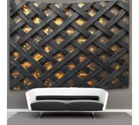 HCXXAOEYP Stripes Tapisserie Tapisseries Couleurs 3D Wall-hanging Plaque De Pique-nique Art Mural Décoration Chambre Dortoir Fête 180cmx230cm
