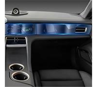 HCYZYU Autocollant Intérieur De Voiture Pour Taycan 2020-2023 Console Centrale Écran Tactile Panneau Porte Fenêtre De Navigation, Film Transparent En TPU(Navigation)