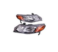 HCYZYU Phare Avant Gauche Lot De 2 Phares De Pare-chocs Avant Pour Civic 2006 2007 2008 De Huitième Génération 33151-SNA-H02 33101-SNA-H02 Feux Avants