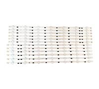 HCZION 12pcs / kit LED Bande Convient for Samsung 58 TV UA58H5203 UE58H5205 UE58J5000 UN58J5190AF UE58J5200AW DMGE 580SMB R3 LM41 00091G Bandes de rétroéclairage TV